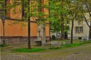 Pfeilerbrunnen am Pleicherkirchplatz