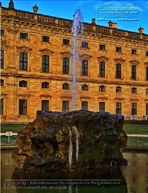 Felsenbrunnen im Ostgarten der Hofgartens