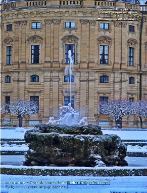 Felsenbrunnen im Suedgarten der Residenz