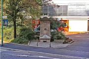 klassizistische Brunnen am Haugerkirchplatz