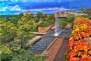 Großer Wasserfall am Hubland Campus Süd