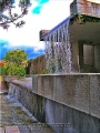 Großer Wasserfall am Hubland Campus Süd