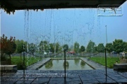 Großer Wasserfall am Hubland Campus Süd