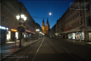 Morgendaemmerung in der Stadt