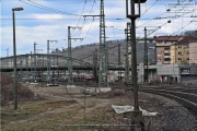 Gueterabfertigung am Hauptbahnhof - nach dem Rueckbau der Gleise und Abriss der Laderampen